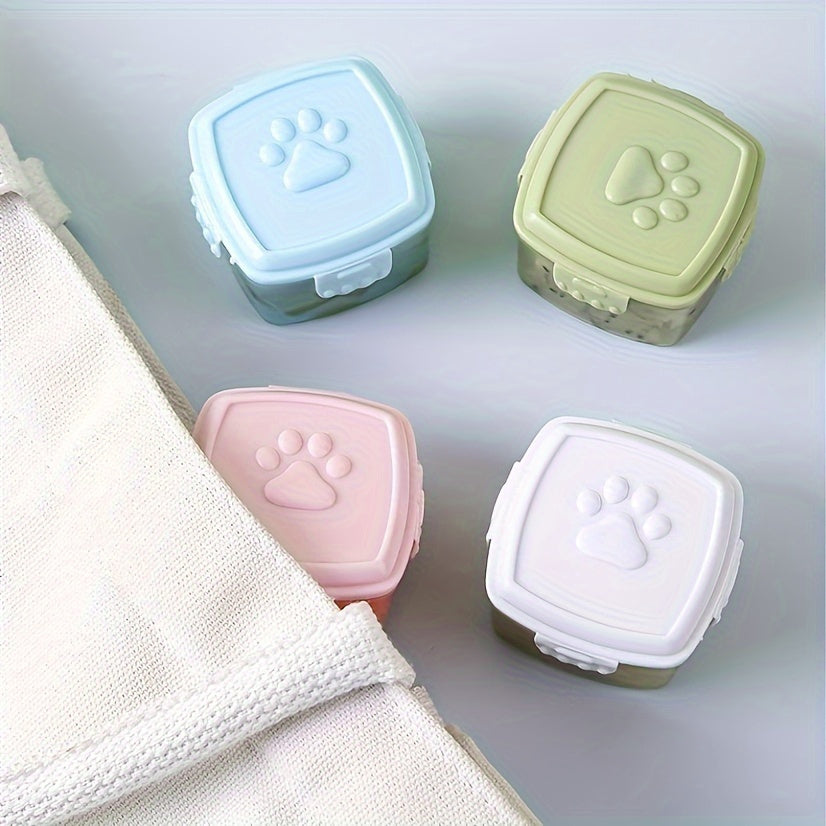 Juego de 4 mini recipientes de almacenamiento de alimentos a prueba de fugas, libres de BPA, para almuerzos, snacks y salsas