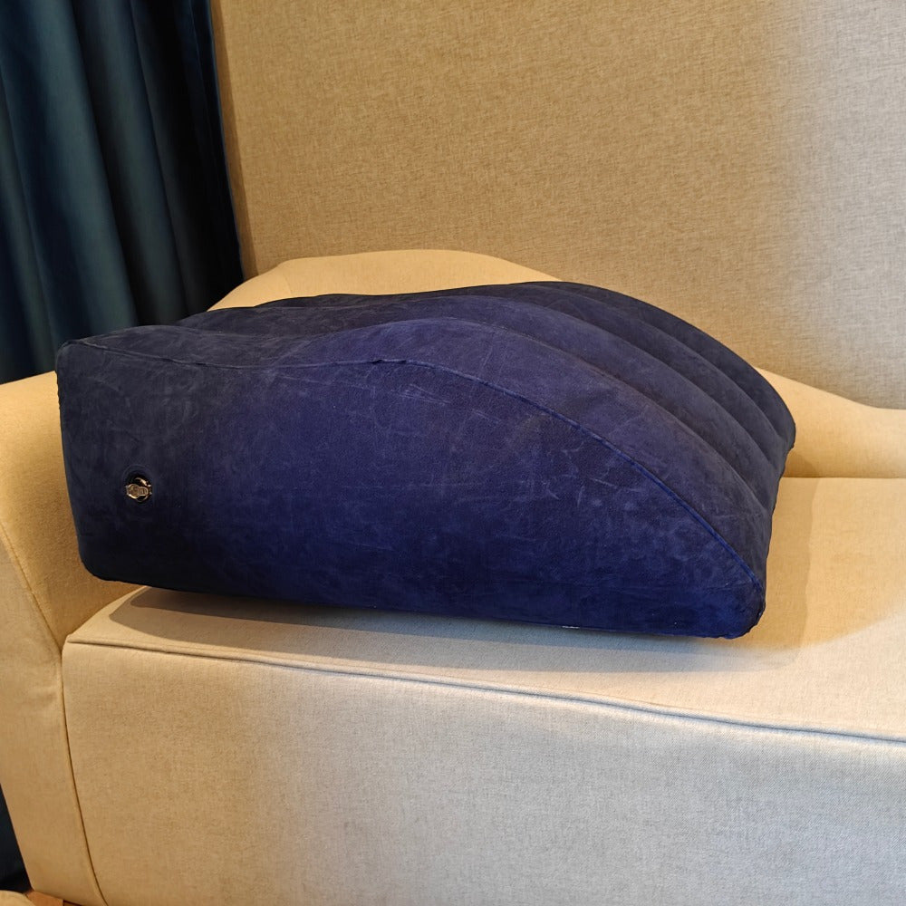 Inflatable Pregnancy Support Pillow with Lumbar and Foot Cushions for Travel and Camping