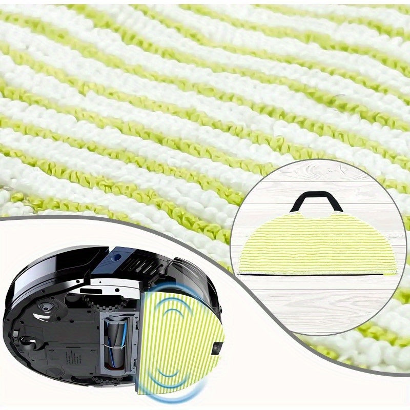 Washable Reusable Mop Pad for Robot Vacuum Cleaner, Easy to Clean, Durable