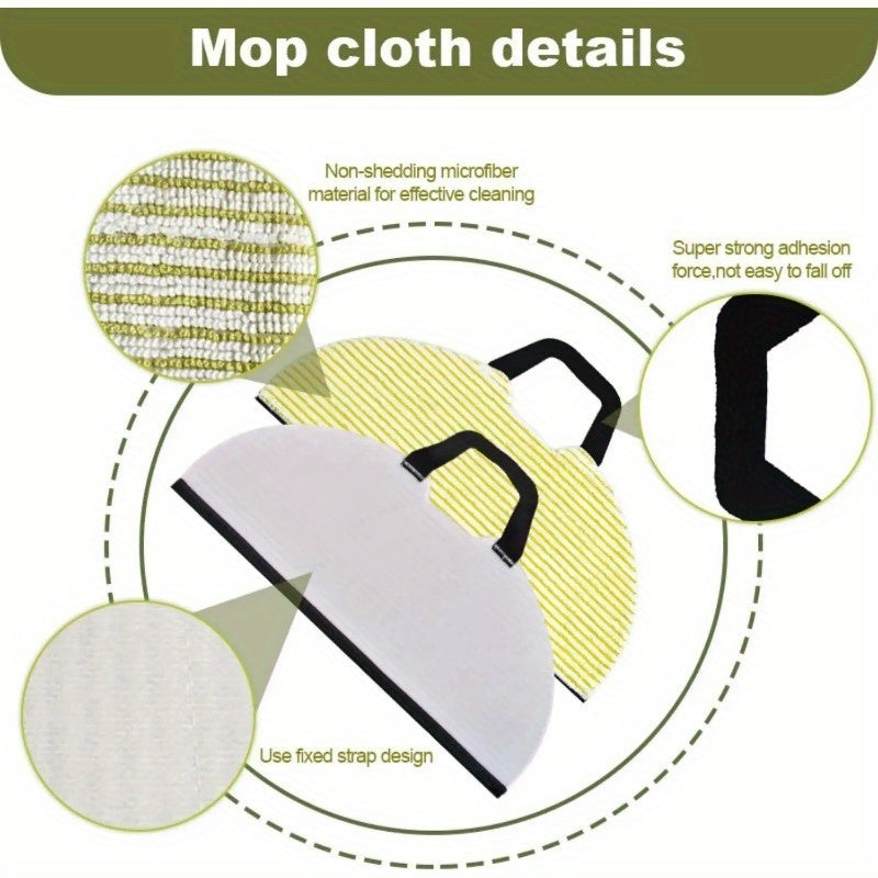 Washable Reusable Mop Pad for Robot Vacuum Cleaner, Easy to Clean, Durable