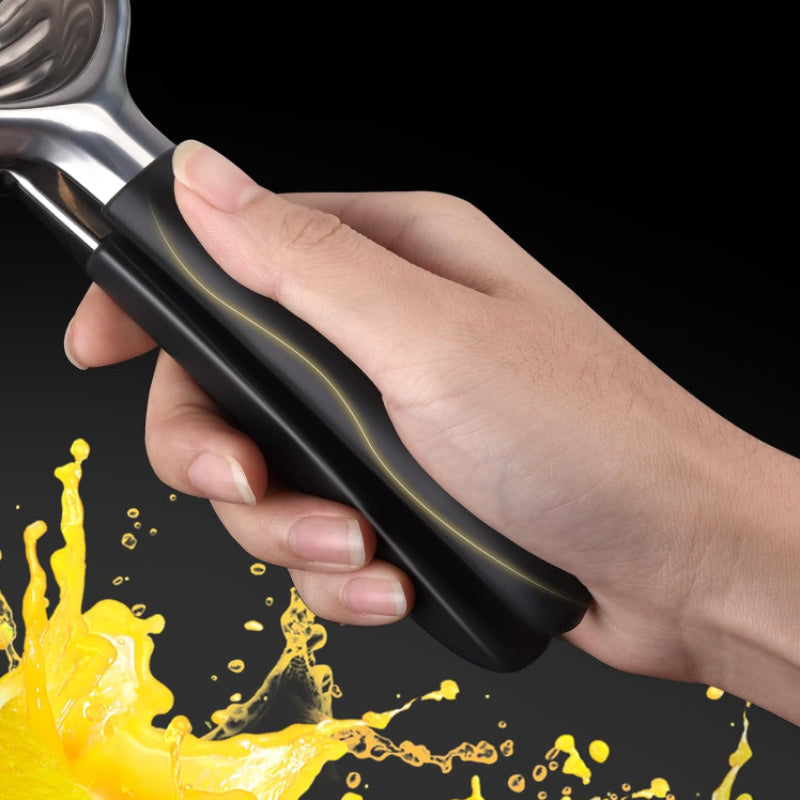 Mustahkam zanglamas po'latdan yasalgan qo'lda sitrus siqish mashinasi - qulay non-slip tutqichi va keng idish bilan kuchli limon siqish mashinasi, urug'siz siqish uchun.