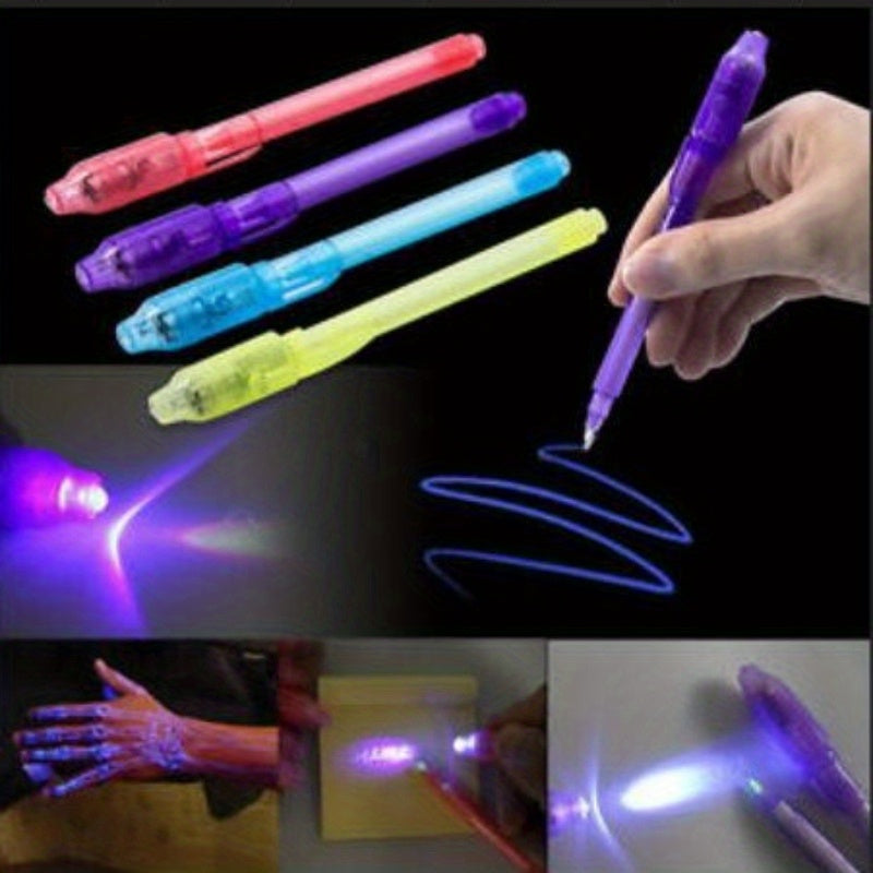 Multifunctional UV Invisible Ink Money Detector Pen Set for Secret Messages and Security Marking