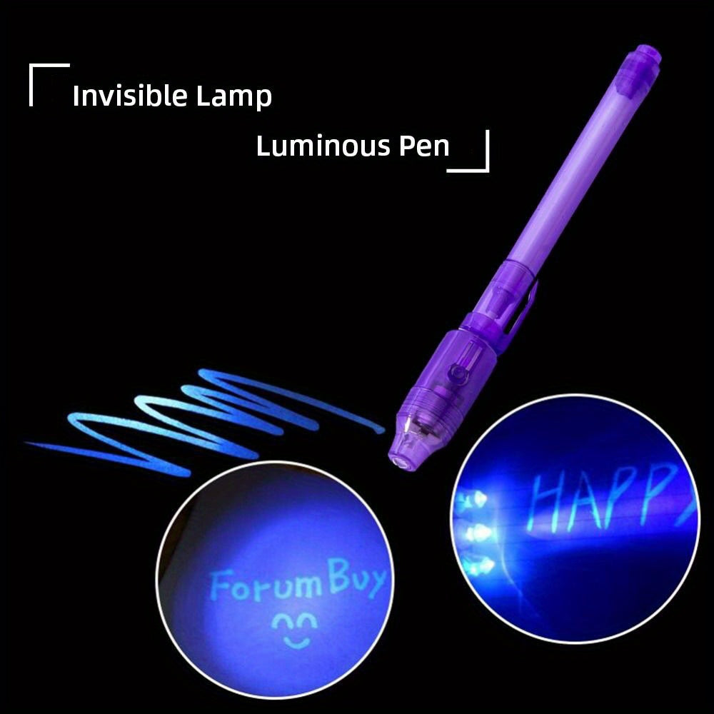 Multifunctional UV Invisible Ink Money Detector Pen Set for Secret Messages and Security Marking