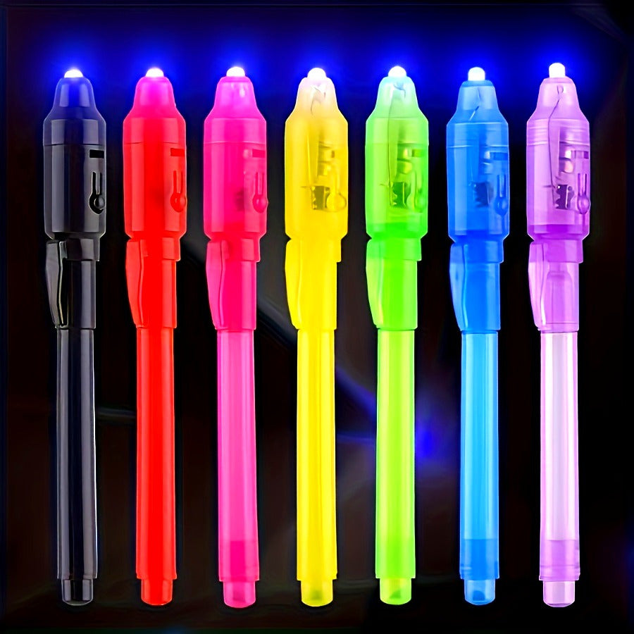 Multifunctional UV Invisible Ink Money Detector Pen Set for Secret Messages and Security Marking