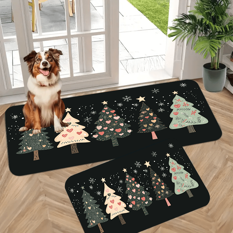 Valentine's Day Doormat Soft Thick Absorbent Non-Slip Indoor Entry Kitchen Decor
