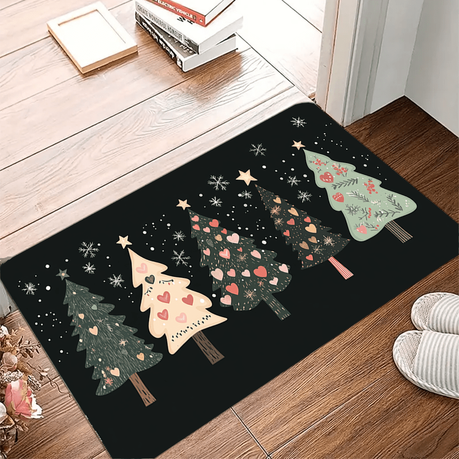 Valentine's Day Doormat Soft Thick Absorbent Non-Slip Indoor Entry Kitchen Decor