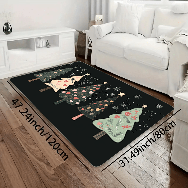 Valentine's Day Doormat Soft Thick Absorbent Non-Slip Indoor Entry Kitchen Decor