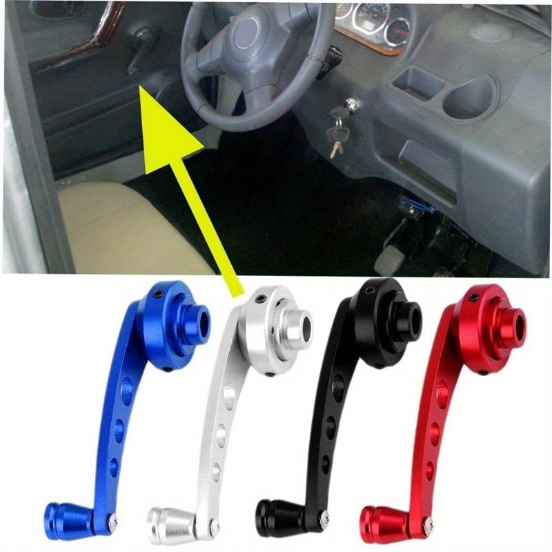 2pcs Aluminum Alloy Car Window Winder Handle Replacement Manual Auto Glass Closer