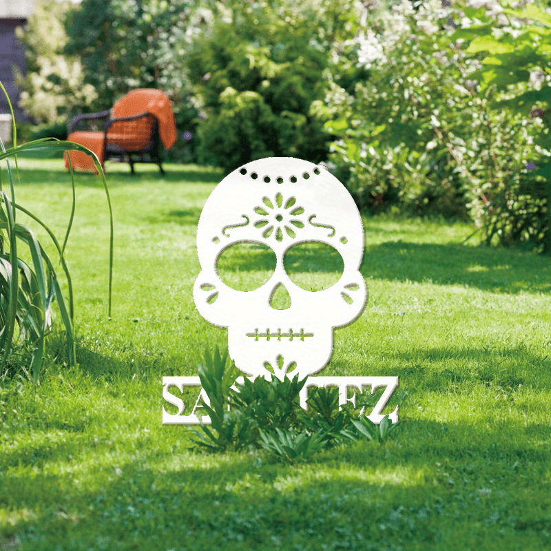 Maxsus metall shakar boshining devor san'ati, O'liklar kuni va Xellouin bezaklari uchun