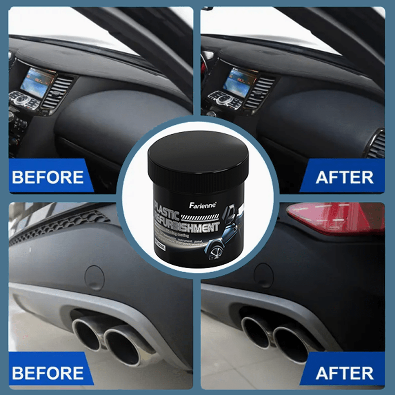 Крем для восстановления интерьера автомобиля для ухода за пластиковой обивкой 150 мл, долговечный блеск