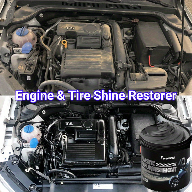 Крем для восстановления интерьера автомобиля для ухода за пластиковой обивкой 150 мл, долговечный блеск