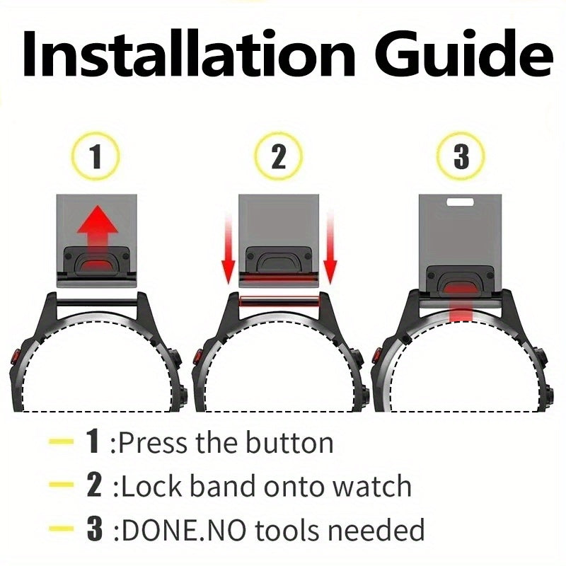 Stainless Steel Watch Band 22mm 26mm QuickFit Non-Water Resistant for Garmin Fenix Epix Pro Tactix