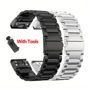 Stainless Steel Watch Band 22mm 26mm QuickFit Non-Water Resistant for Garmin Fenix Epix Pro Tactix