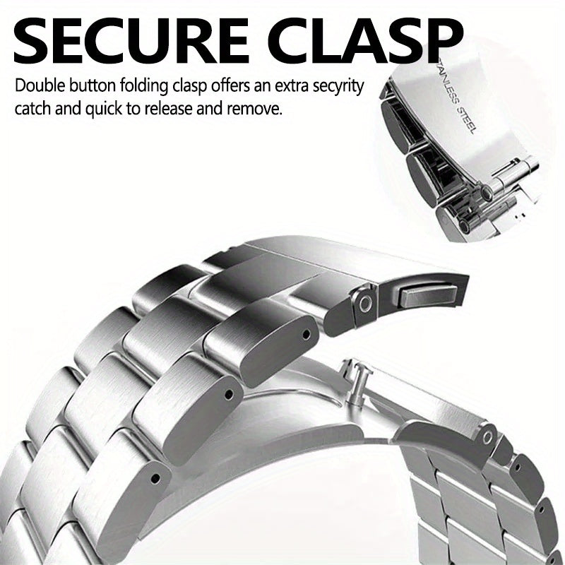 Stainless Steel Watch Band 22mm 26mm QuickFit Non-Water Resistant for Garmin Fenix Epix Pro Tactix