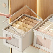 Foldable Clothes Organizer with Clear Window for Home Storage