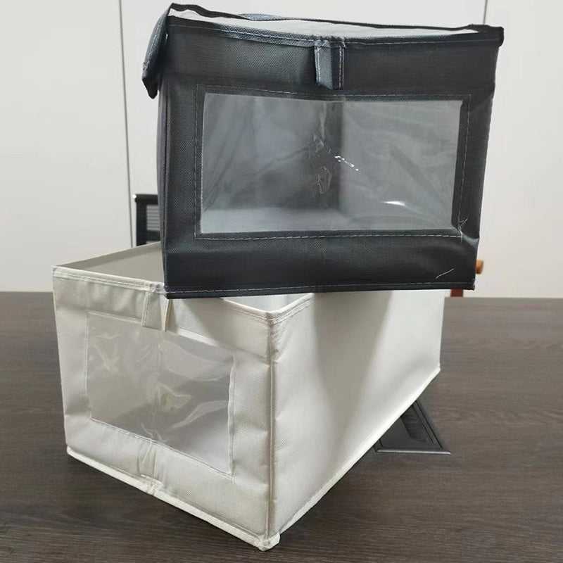 Foldable Clothes Organizer with Clear Window for Home Storage