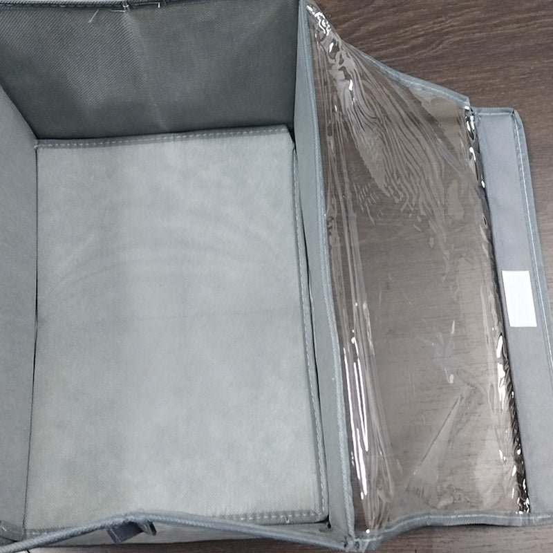 Foldable Clothes Organizer with Clear Window for Home Storage