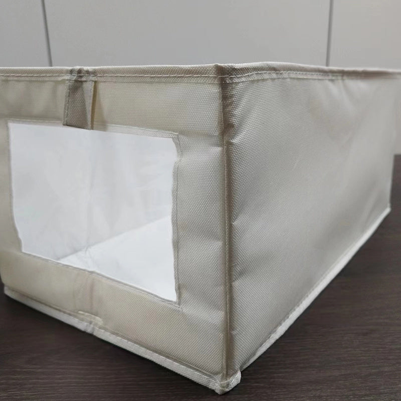 Foldable Clothes Organizer with Clear Window for Home Storage