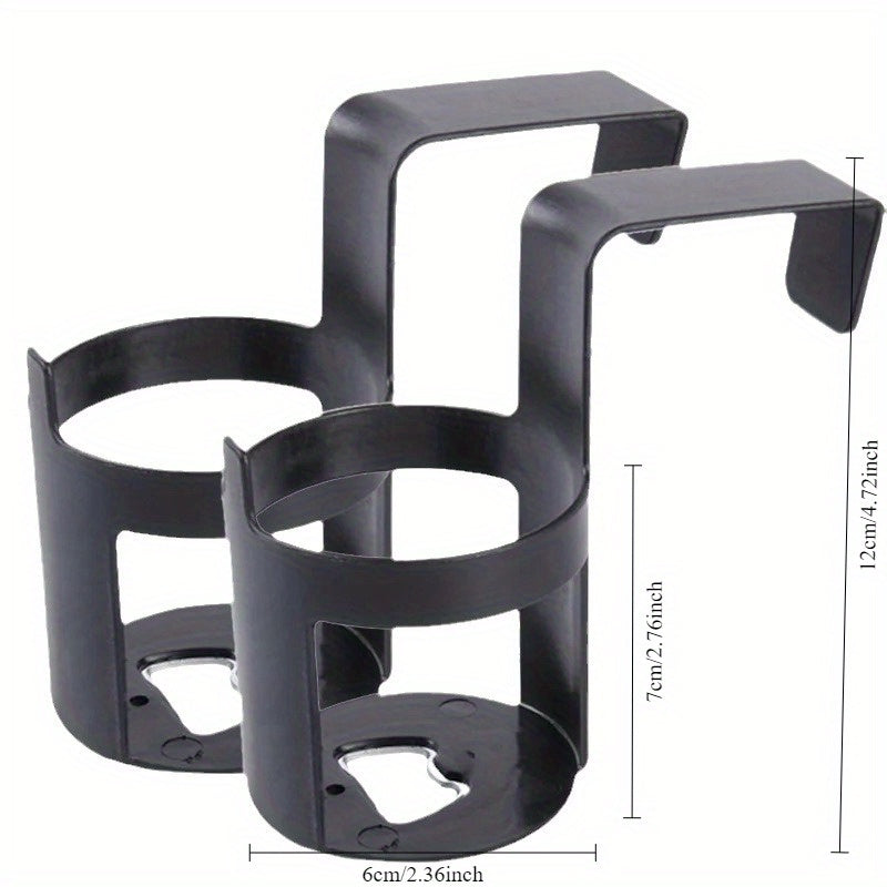 Car Door Cup Holder with Window Hook Durable Plastic Fits Most Vehicles