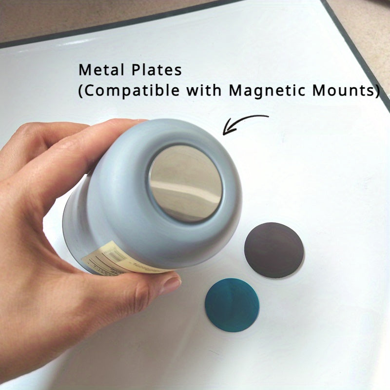 10pcs Metal Plates for Phone Magnetic Car Mount Adhesive Wall Organizer