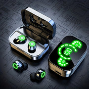 2024 Wireless In-Ear Earphones with LED Screen Long Battery Life Gaming Headset Noise Isolation