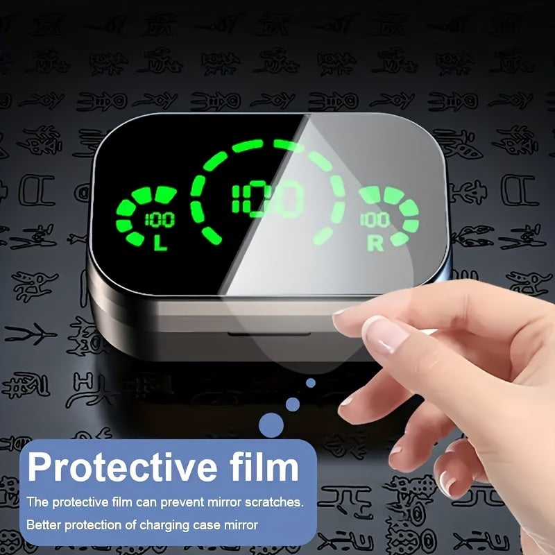 2024 Wireless In-Ear Earphones with LED Screen Long Battery Life Gaming Headset Noise Isolation