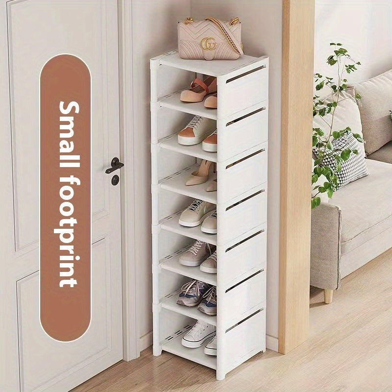 Hot Storage Shoe Cabinet Multi-Layer Entryway Shoe Rack Space Saver 6 7 8 Pieces