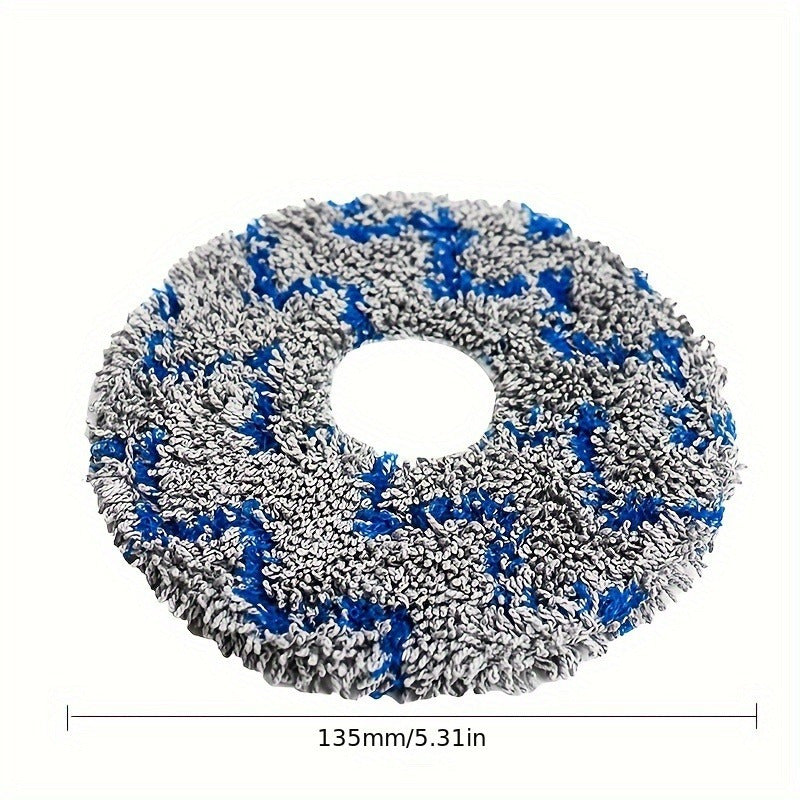 Set of 12 Blue and White Chevron Mop Cloths for Robot Vacuums Floor Cleaning