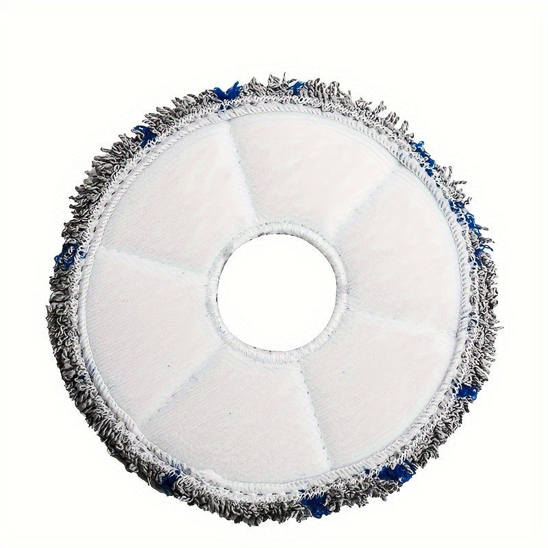 Set of 12 Blue and White Chevron Mop Cloths for Robot Vacuums Floor Cleaning