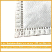 Запасные аксессуары для пылесоса Vorwerk Kobold VK 140/150, включая 6-pack микрофлисовых мешков для пылесоса с премиальной гигиенической тканью и пластиковым замком, совместимые с насадками для пола.