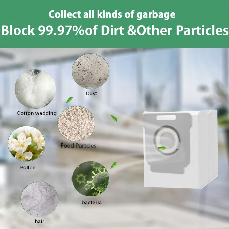 Vacuum Dust Bags Compatible with iRobot I, S, J Series Floor Cleaners