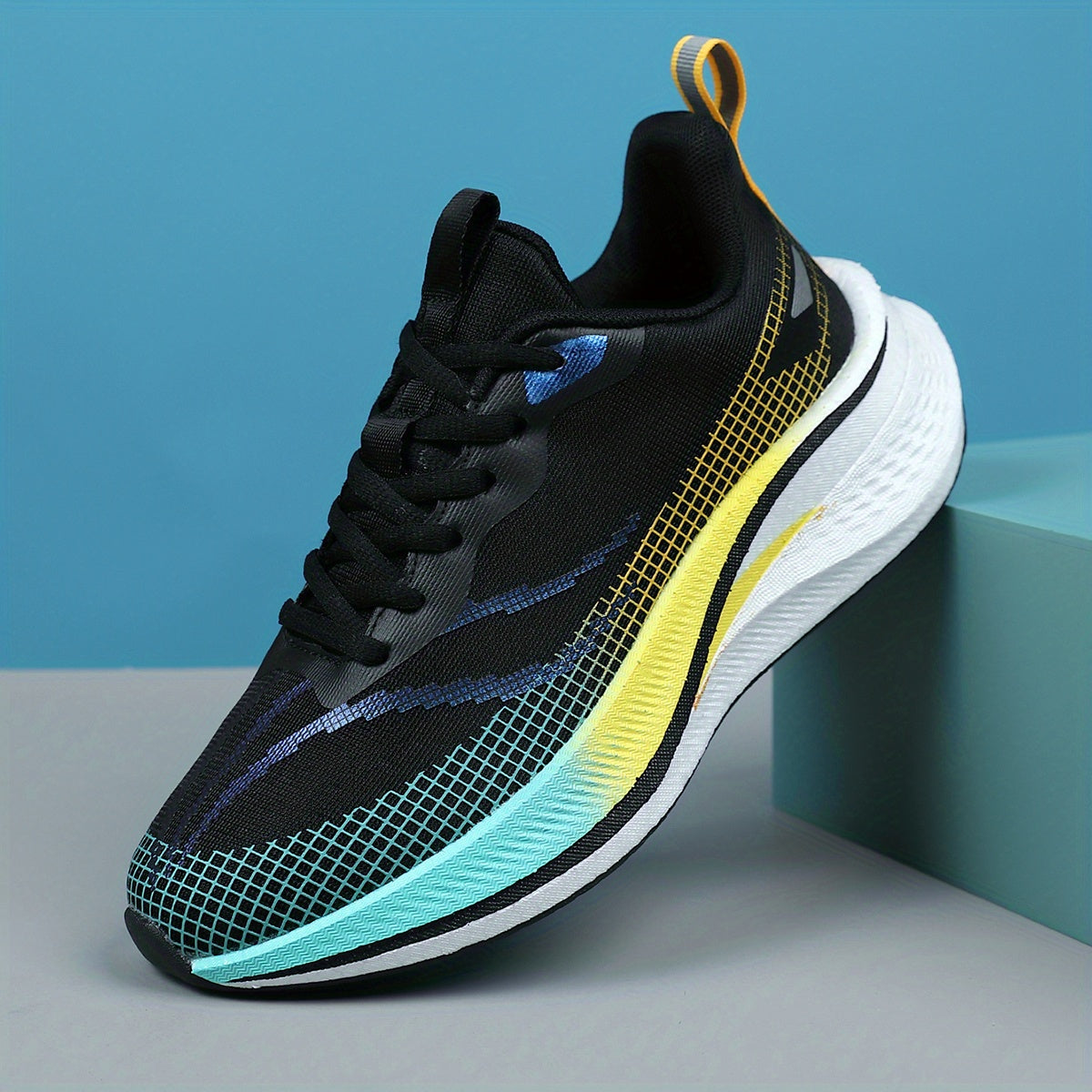 Zapatillas de running ligeras para hombre con placa de carbono, tela transpirable y amortiguación que absorbe los golpes