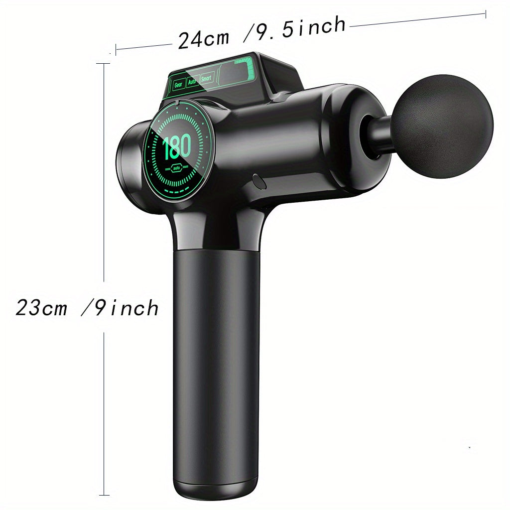 Deep Tissue Massage Gun with 8 Attachments for Back Neck and Muscle Relief