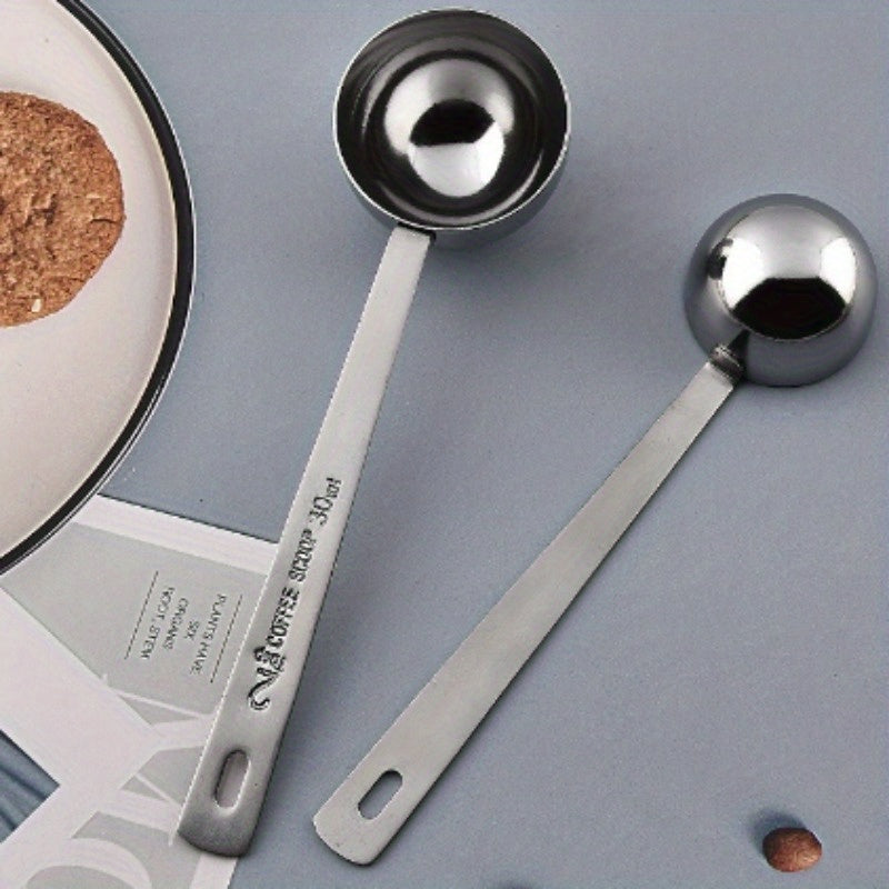 Stainless Steel Coffee Measuring Spoon Dual-Sided 1 Tbsp Durable Easy Clean