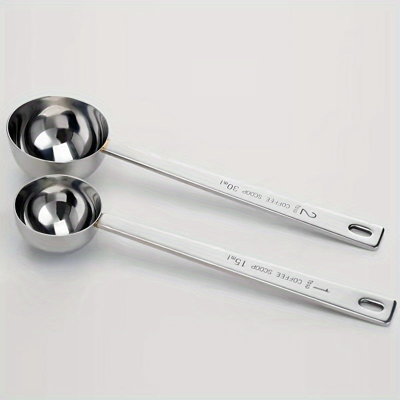Stainless Steel Coffee Measuring Spoon Dual-Sided 1 Tbsp Durable Easy Clean