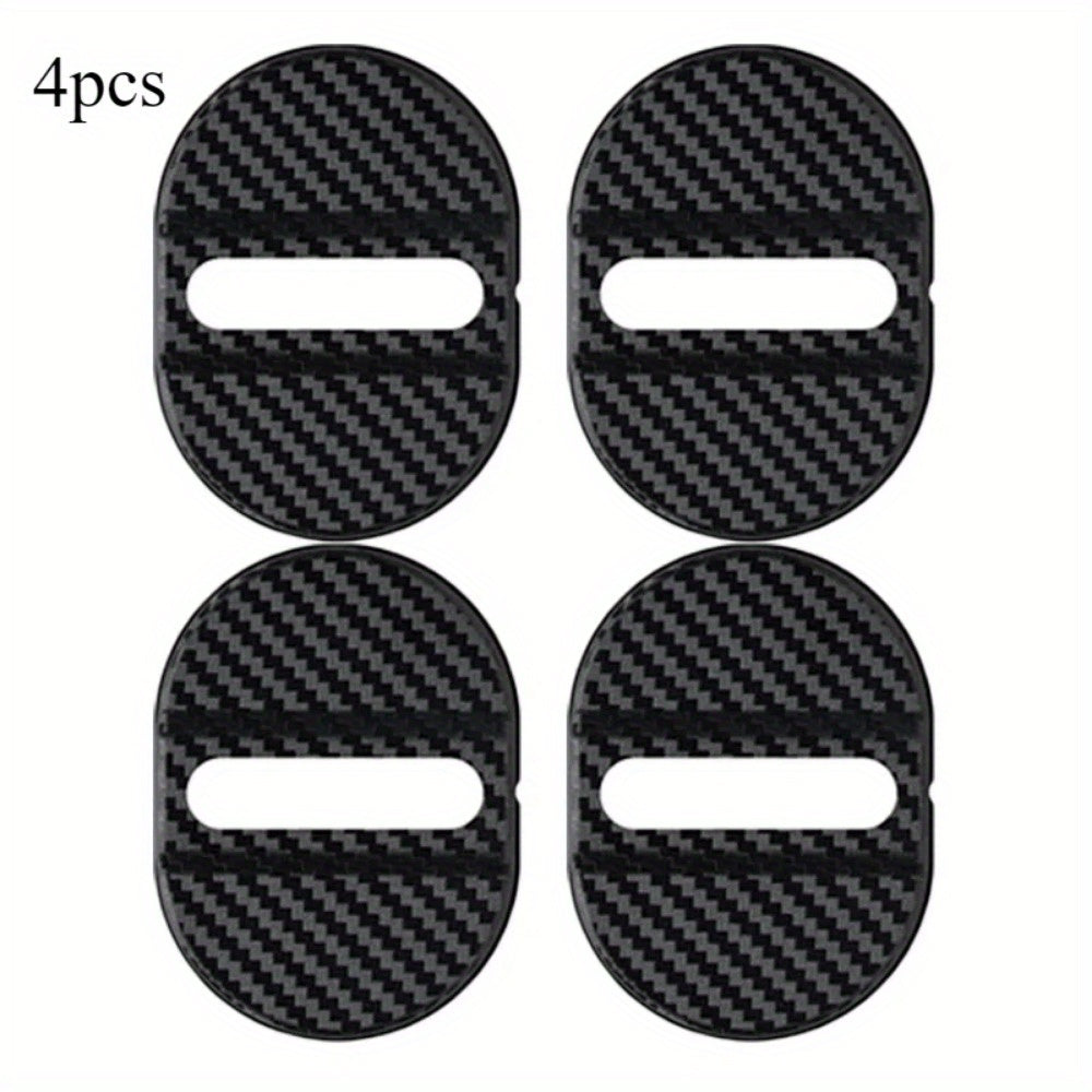 4pcs Car Door Lock Protector Covers Black Plastic Anti-Rust for BMW F30 Audi A3