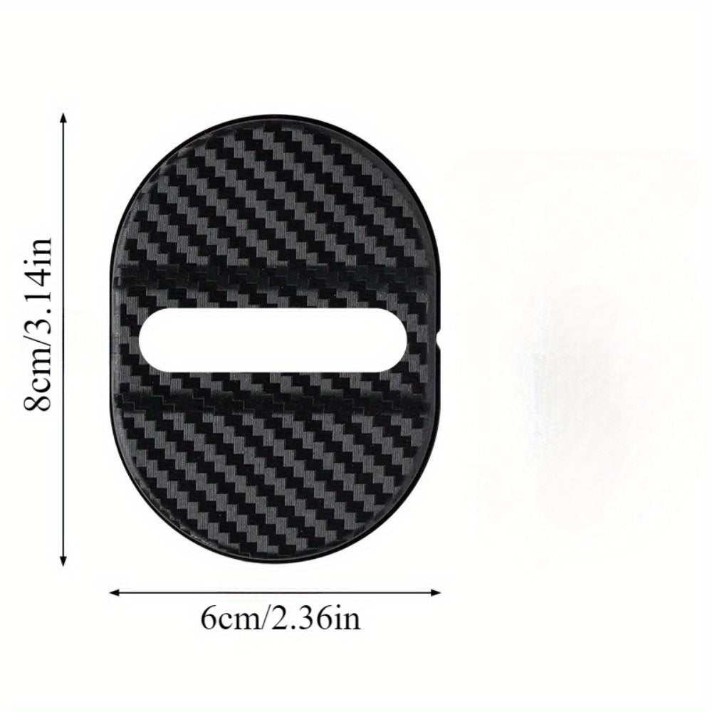 4 dona avtomobil eshigi qulfi himoya qoplamalari qora plastmassa, rustga qarshi, BMW F30 Audi A3 uchun