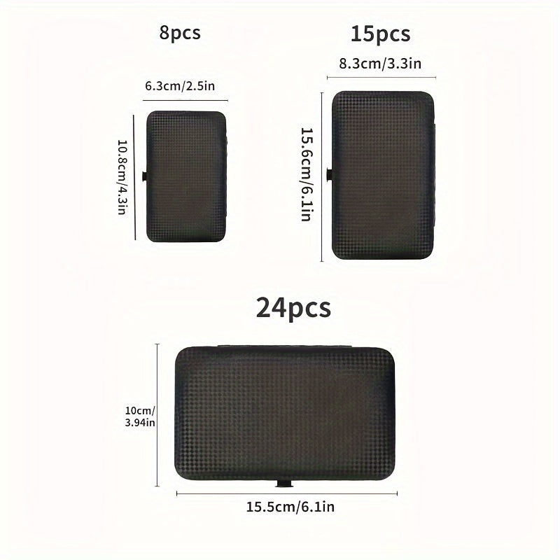 24-Piece Nail Scissors Repair Tools Set with Travel Case for Professional Foot Trimming