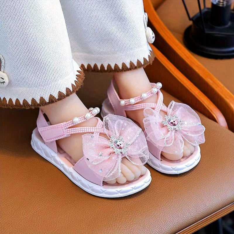 Girls' Summer Sandals Non-Slip Soft Sole for Medium and Large Sizes Beach Princesses