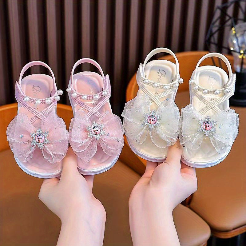 Girls' Summer Sandals Non-Slip Soft Sole for Medium and Large Sizes Beach Princesses