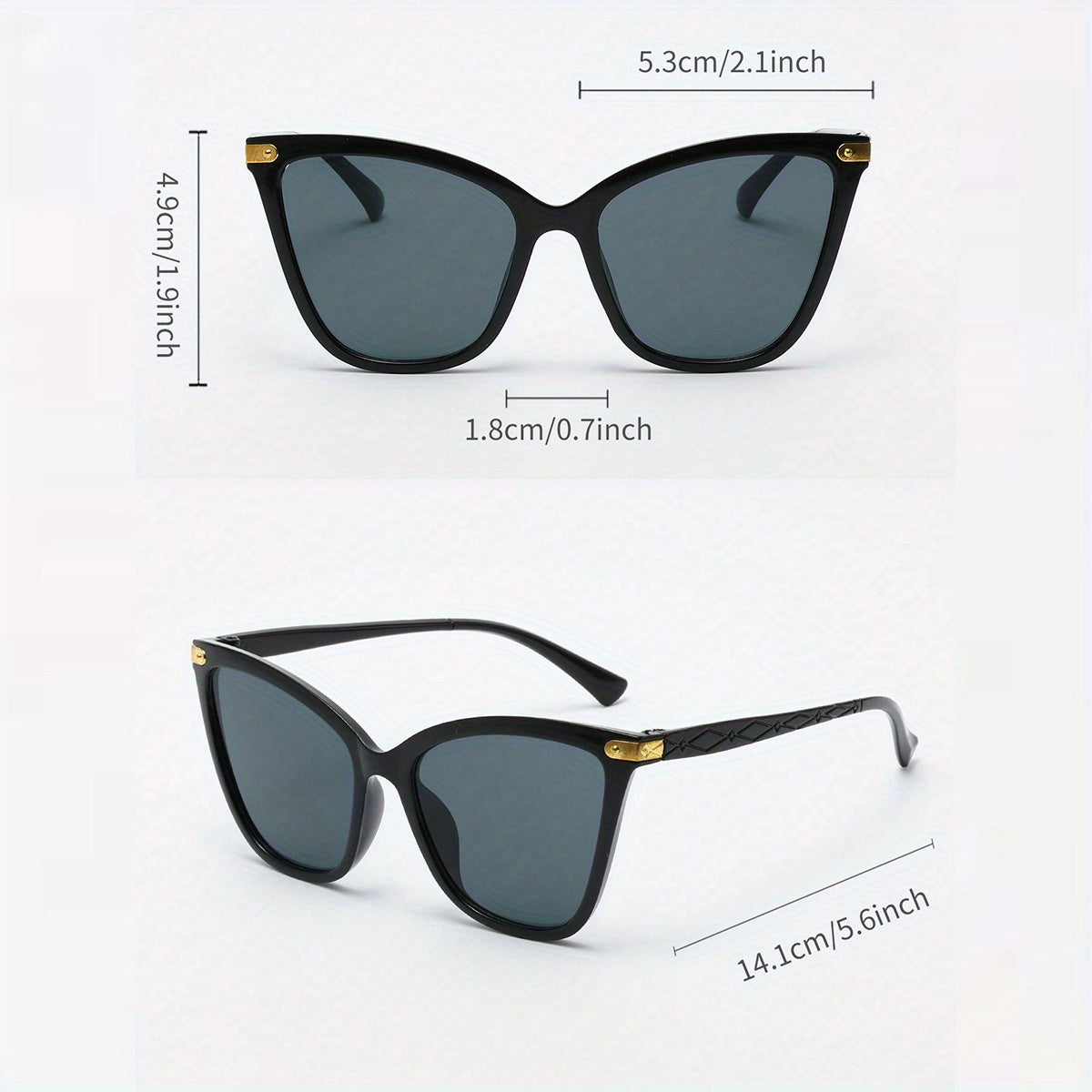 Conjunto de gafas de estilo bohemio para mujer con montura de plástico colorido y lentes antirreflejos