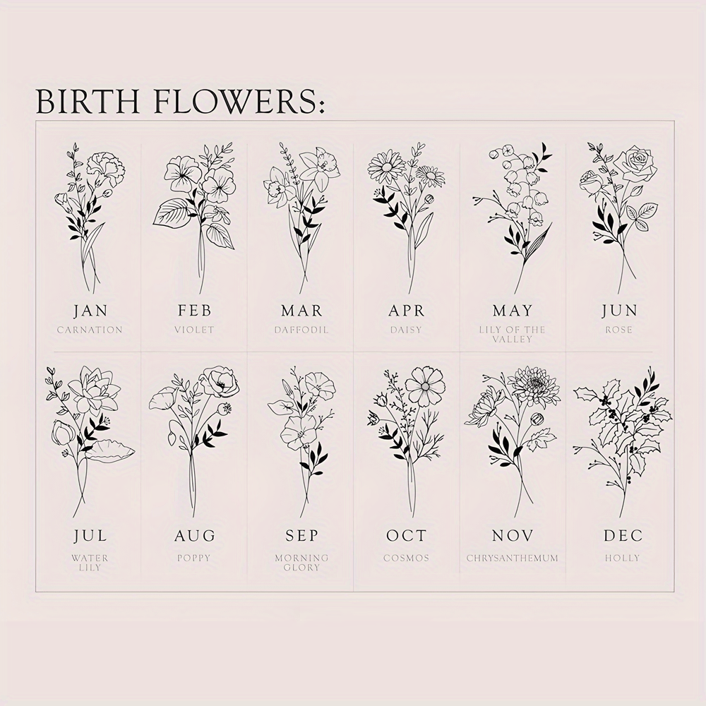 Именная стеклянная дорожная кружка с крышкой, индивидуальное имя и дизайн цветка рождения