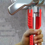 Plastic Sink and Faucet Repair Kit with Adjustable Wrench Set for Kitchen and Bathroom