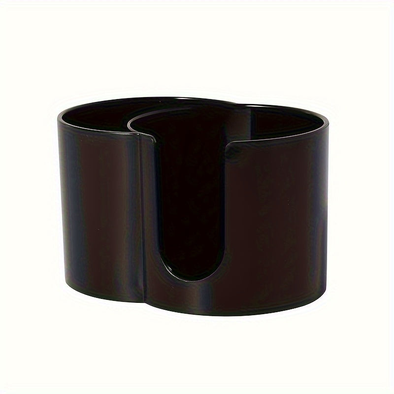 Makeup Remover Pads and Cotton Swab Holder with Dual Compartments for Bathroom Organization