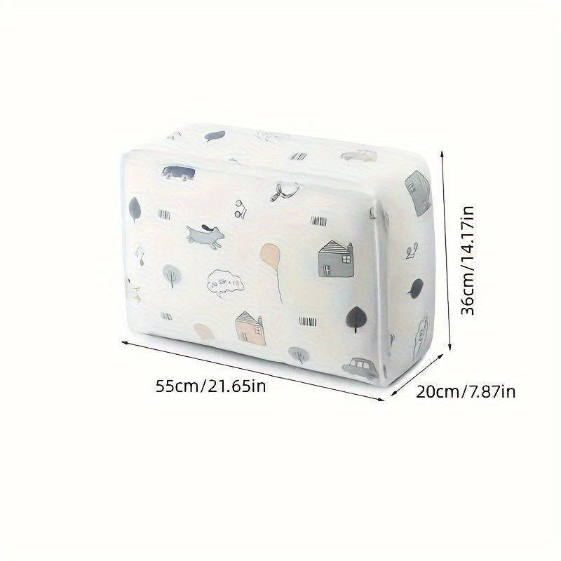 Rectangular Waterproof Storage Bag for Clothes and Bedding Large Versatile Organizer