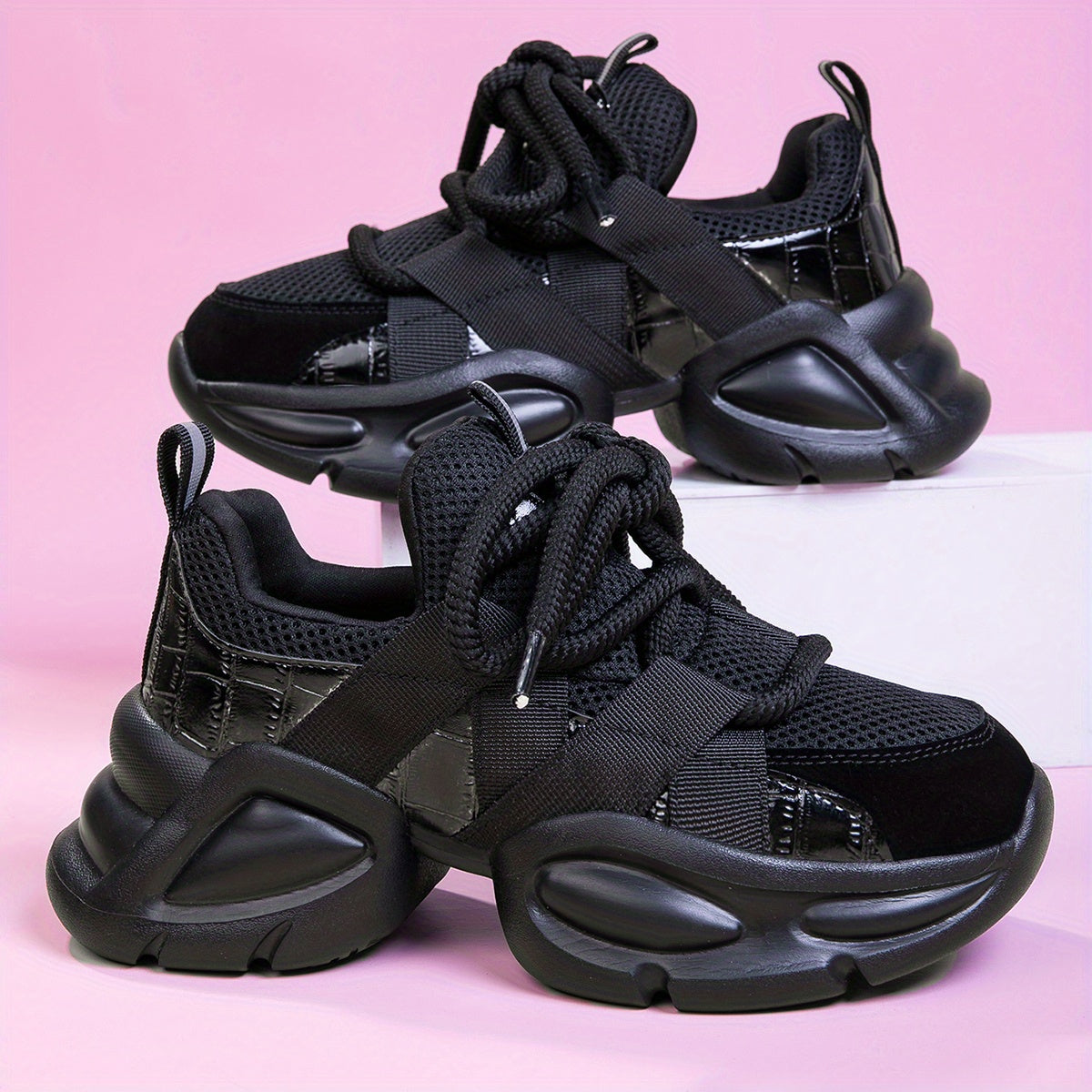 Havo o'tkazadigan tarmoqli kengaytirilgan sport poyabzali erkaklar va ayollar uchun, sirpanmaydigan, shokni yutuvchi sport poyabzali