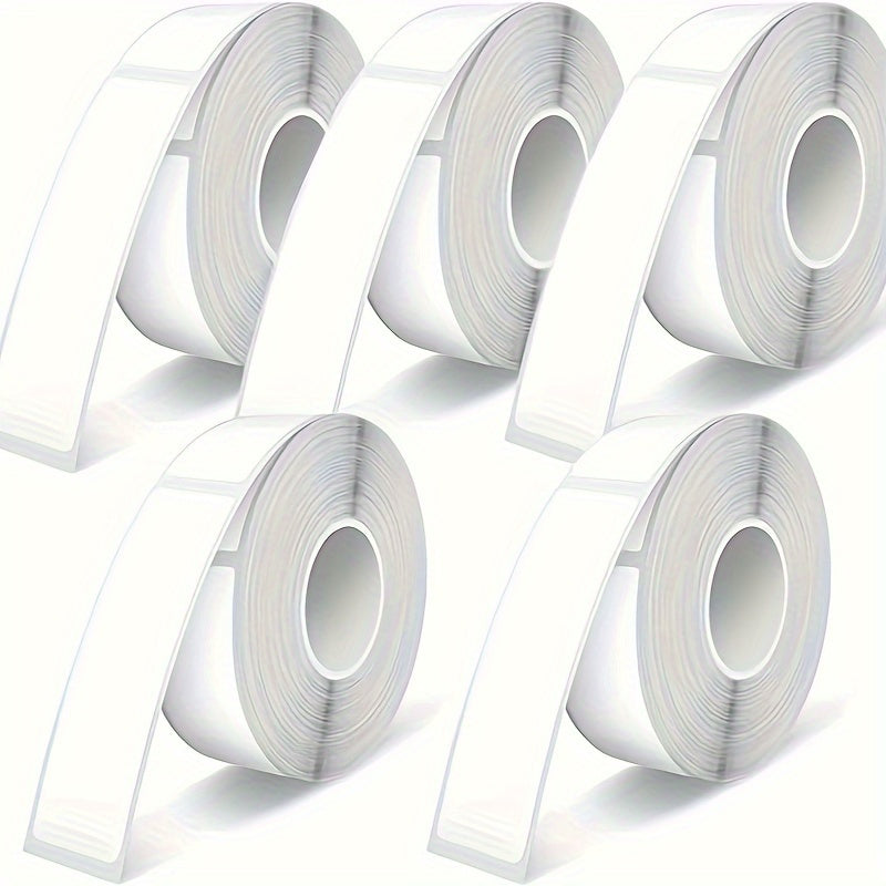800pcs White Waterproof Labels for Office and Home Organization 1.19cm x 3.99cm