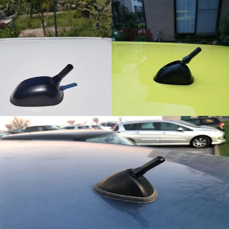Universal Alyuminiy Qotishma Avtomobil Antena Mastasi 3.5cm Karbon Teri Ko'rinishi Signal Amplifikatori
