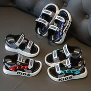 Kids' Open-Toe PVC Sandals for Boys and Girls Lightweight Anti-Slip All-Season Adjustable Strap