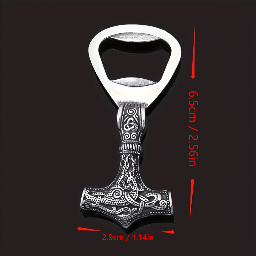Alloy Viking Hammer Bottle Opener Durable Barware Gift